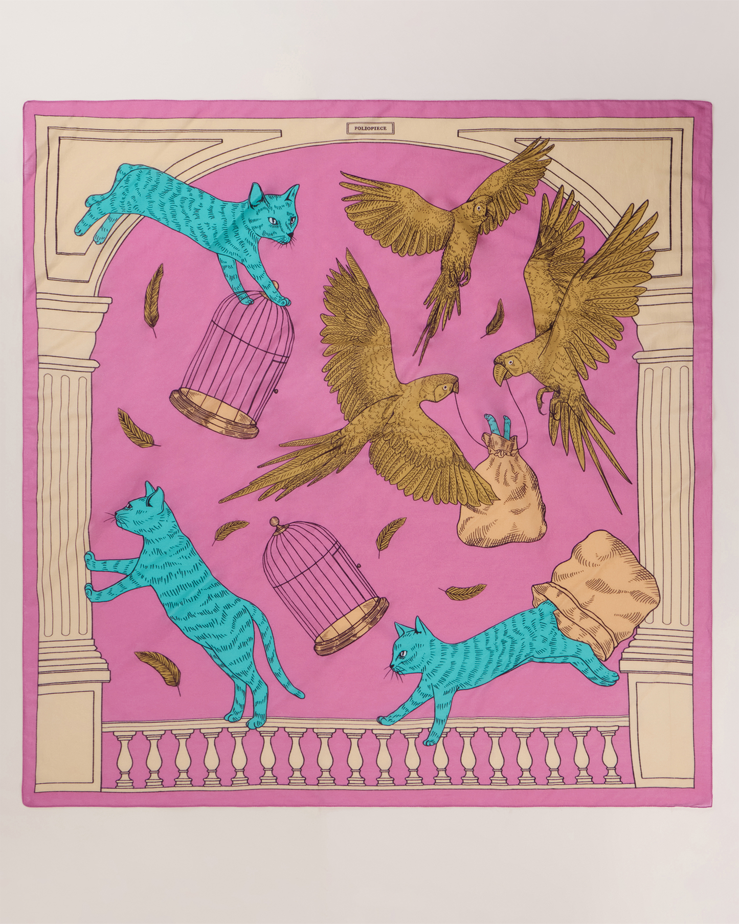 Scarf 110 - Release From Secrecy - Pink
